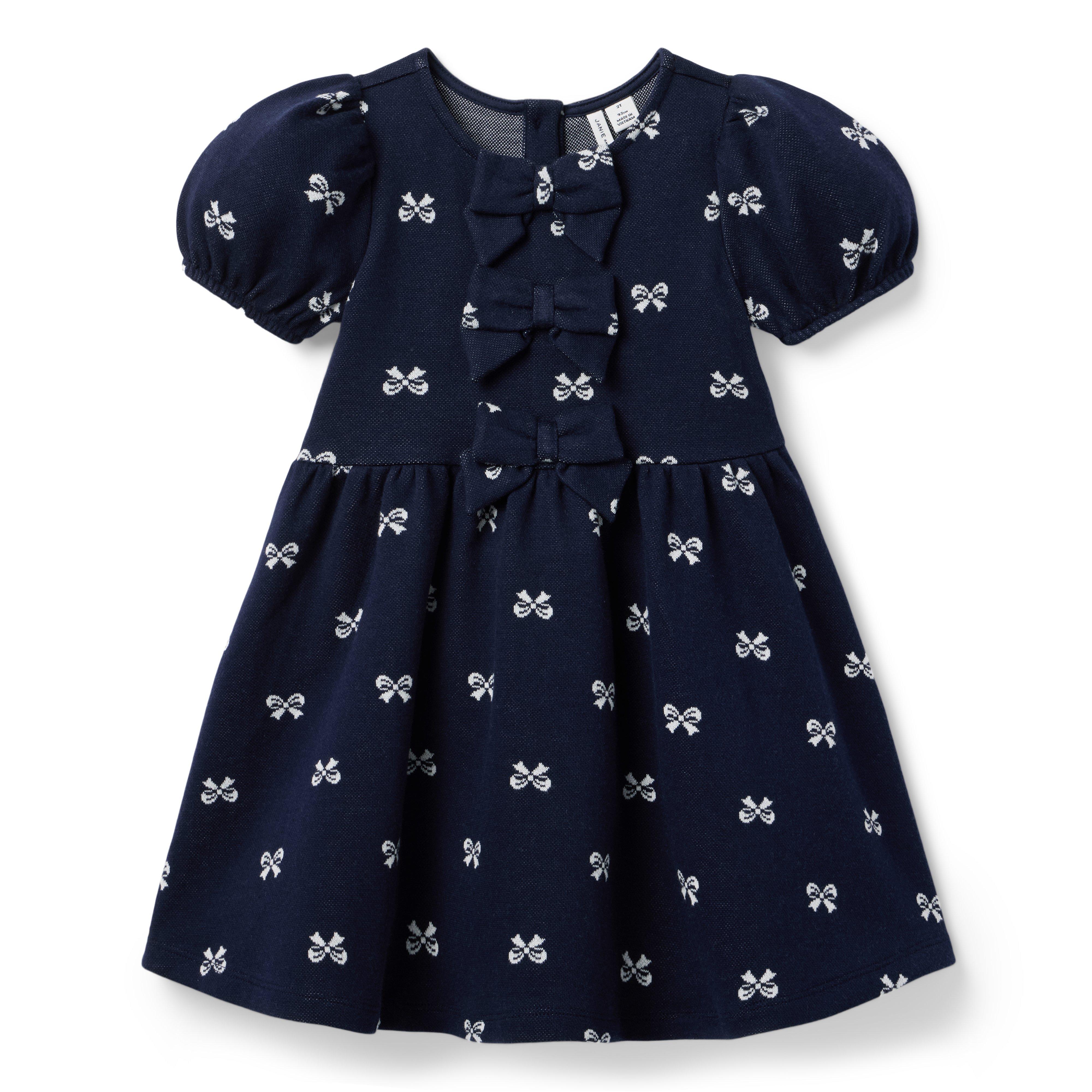 Bow Jacquard Dress image number 0
