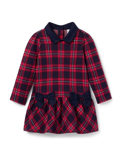 The Tartan Collared Bow Dress