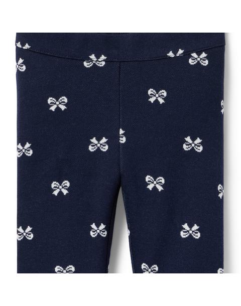 Bow Jacquard Pant
