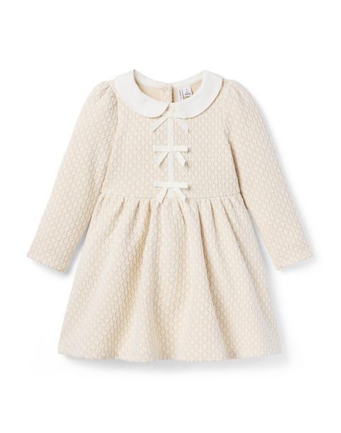 The Metallic Jacquard Dress