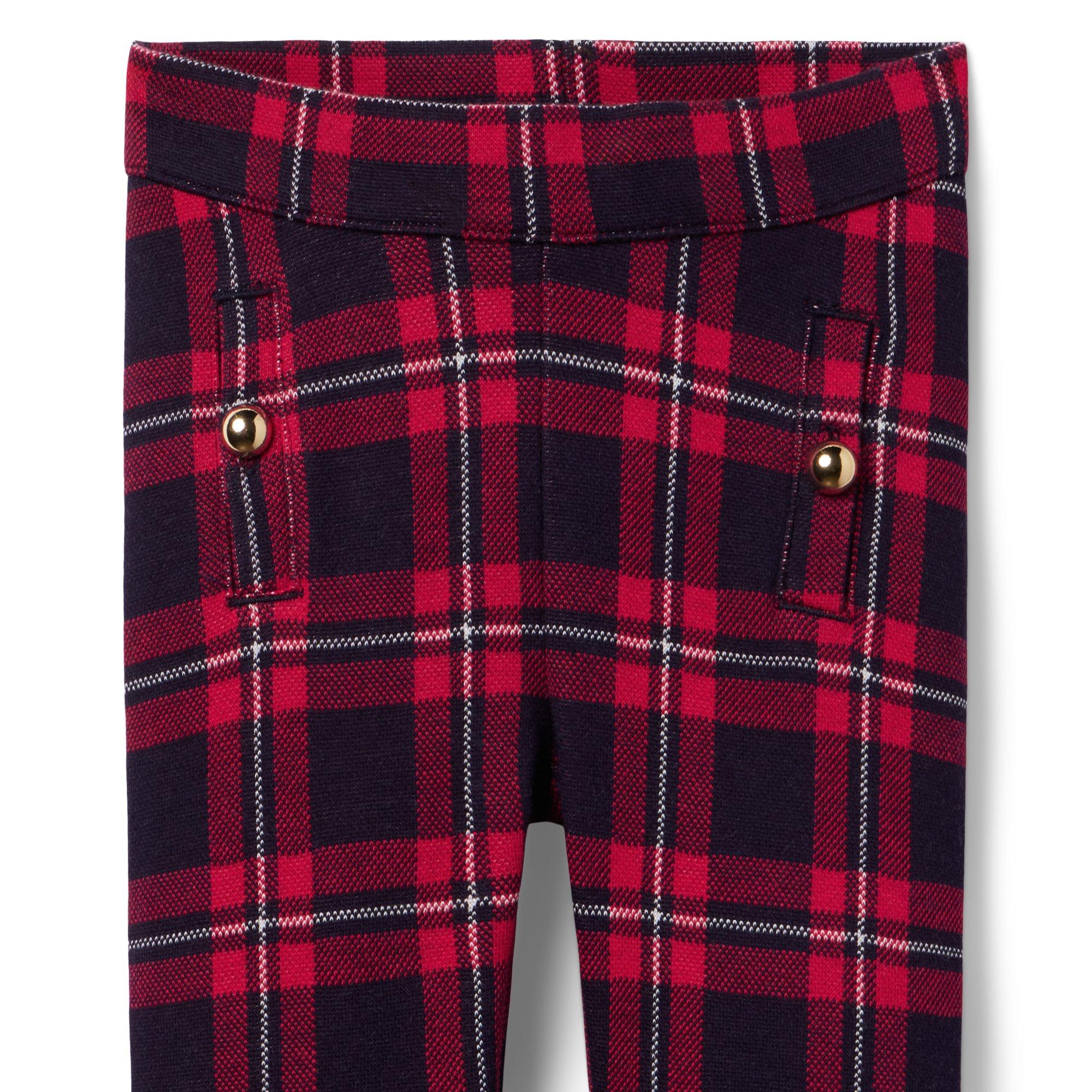 Tartan Jacquard Button Pant image number 1