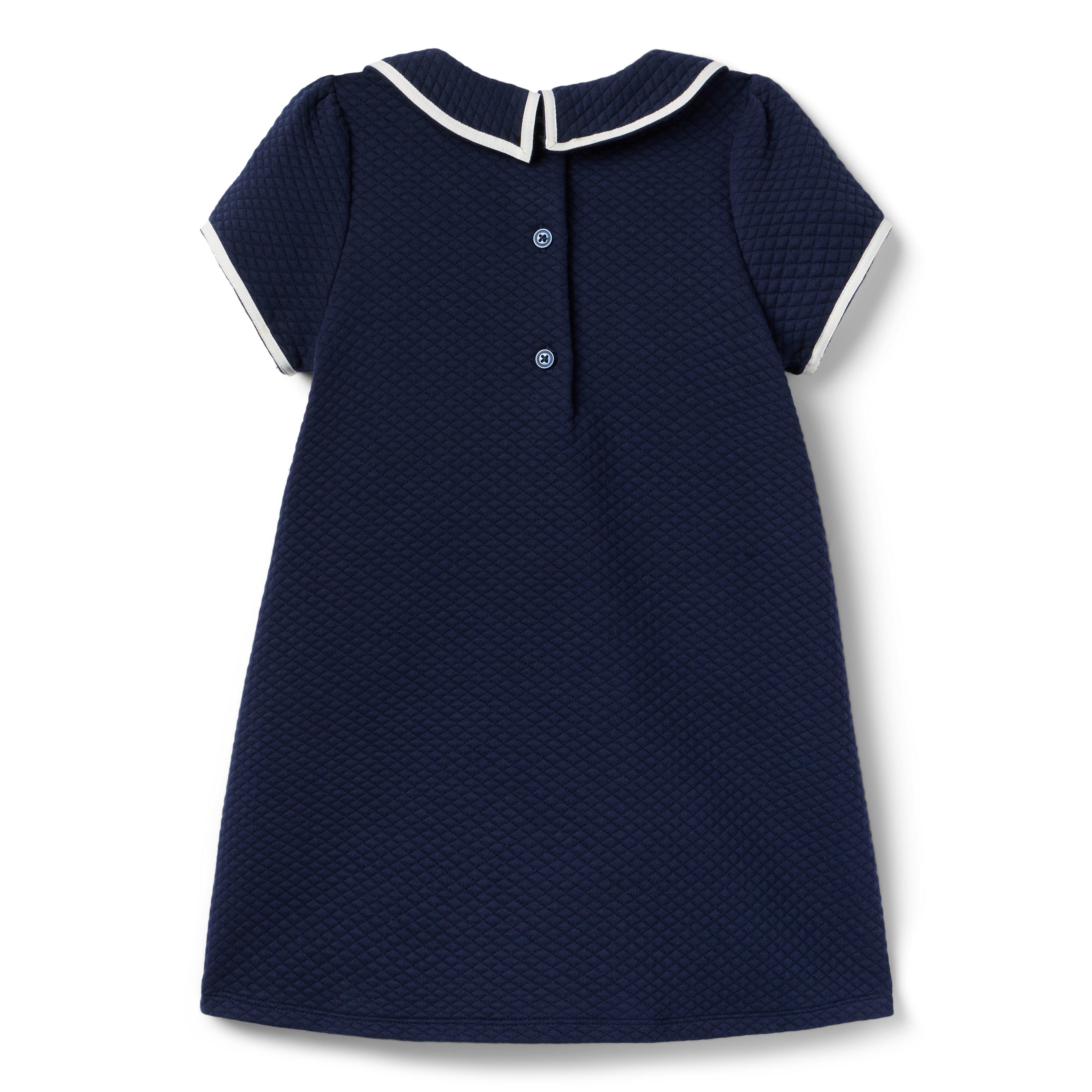Quilted Front Pleat Dress image number 1