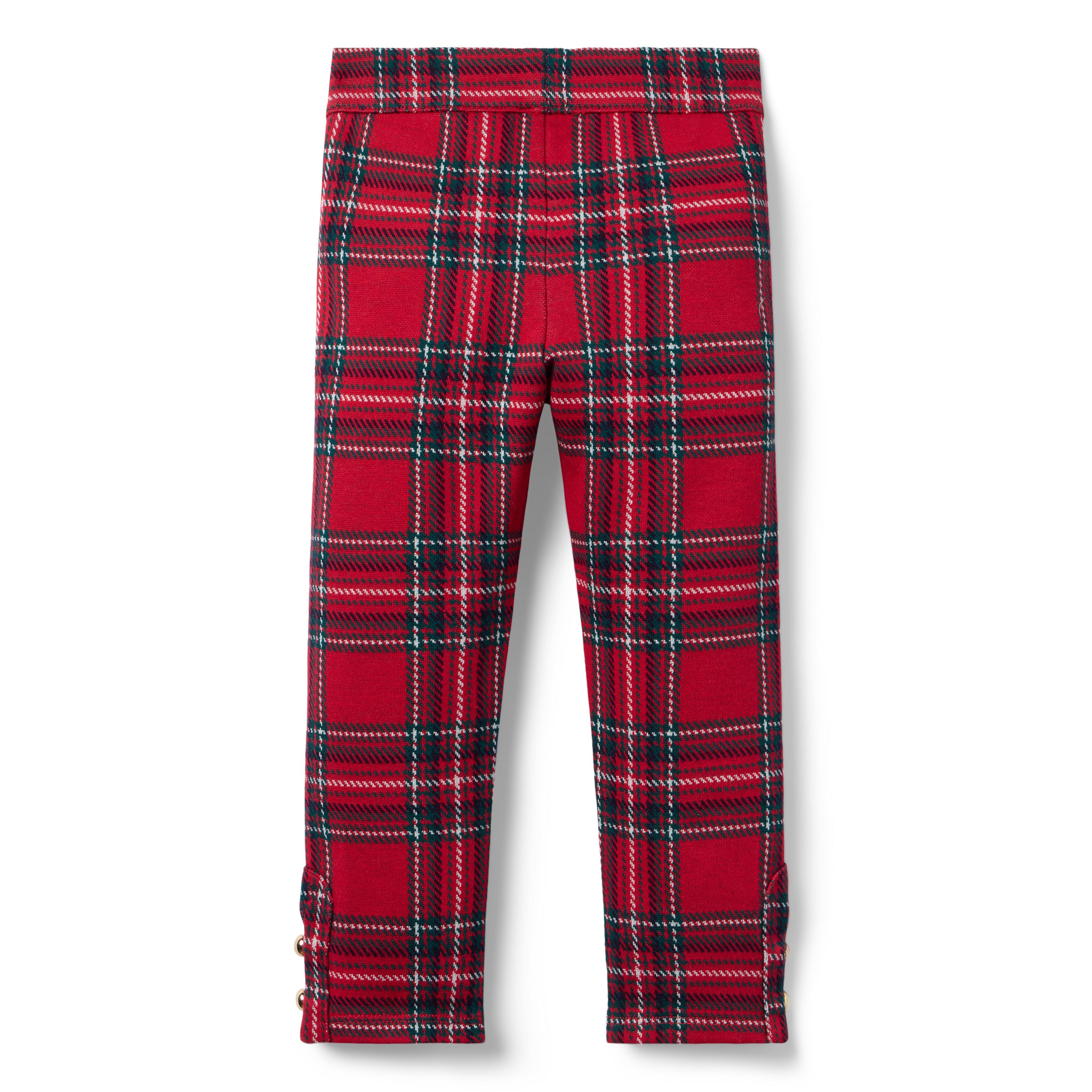 Tartan Button Cuff Jacquard Pant image number 2