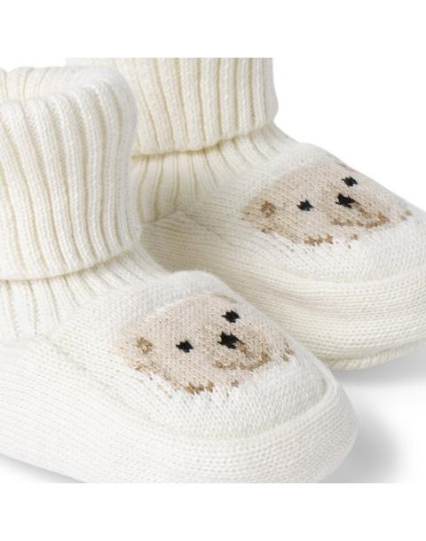 Baby Bear Sweater Bootie