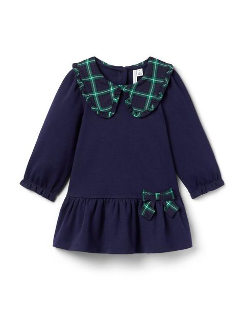 The Tartan Collar Ponte Dress