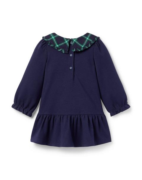 The Tartan Collar Ponte Dress
