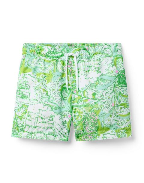Lilly Pulitzer x Janie and Jack Carter Swim Trunk