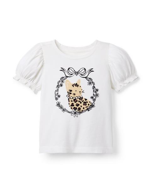 Cat Bow Tee