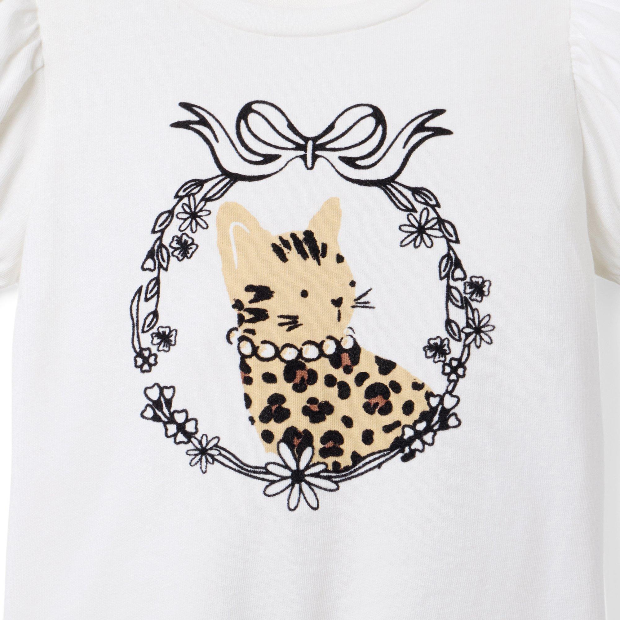 Cat Bow Tee image number 1