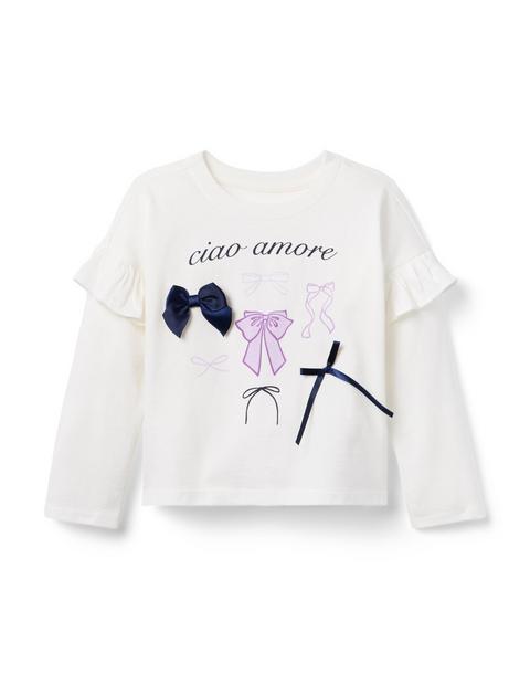 Bow Ruffle Tee