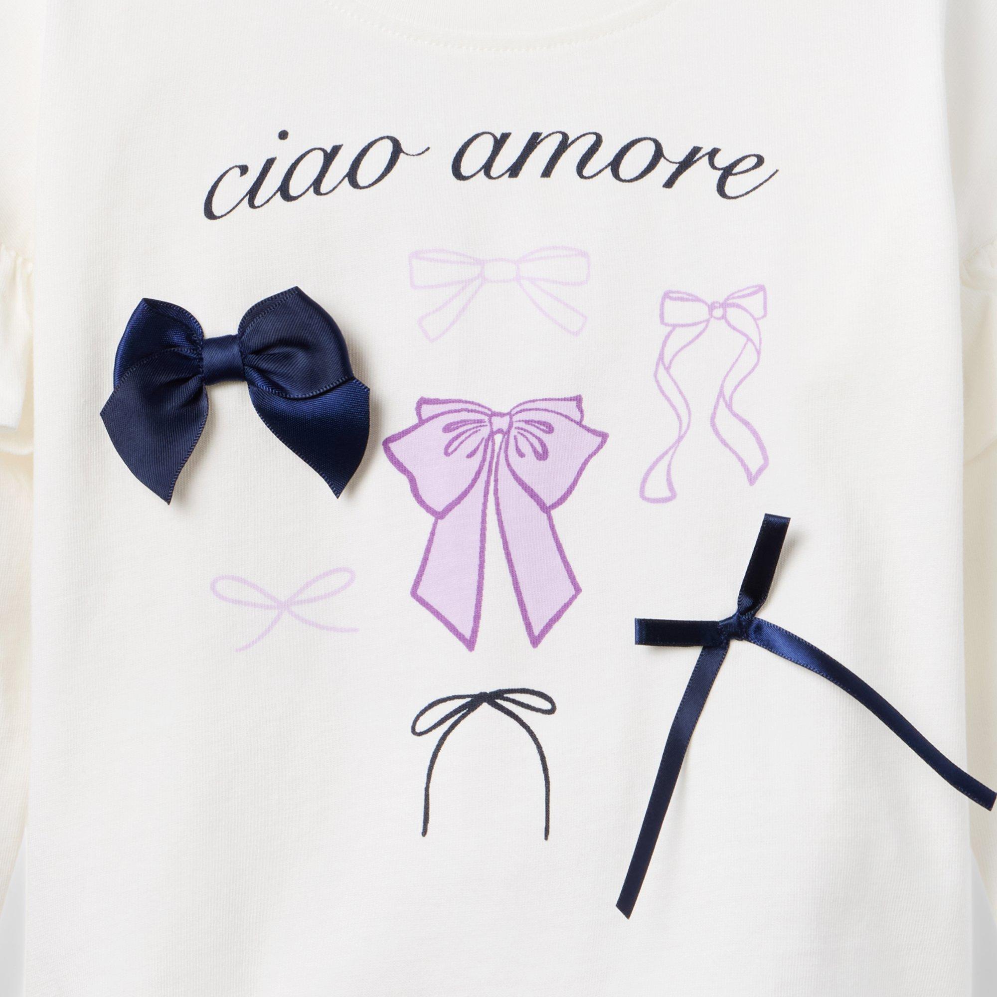 Bow Ruffle Tee image number 1