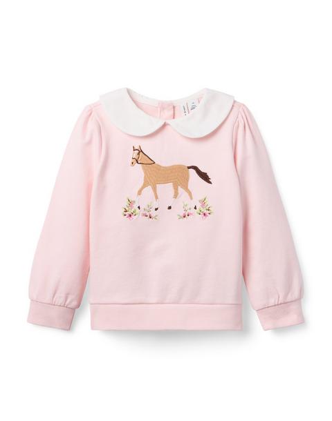 The Collared Horse Sweatshirt