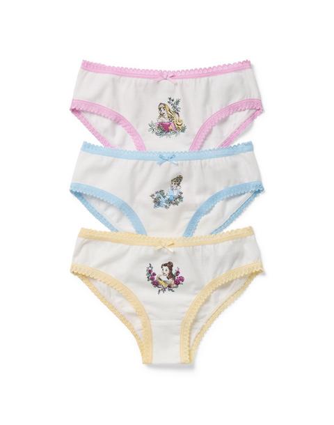 Disney Princess Underwear Set Girls 3-Pack