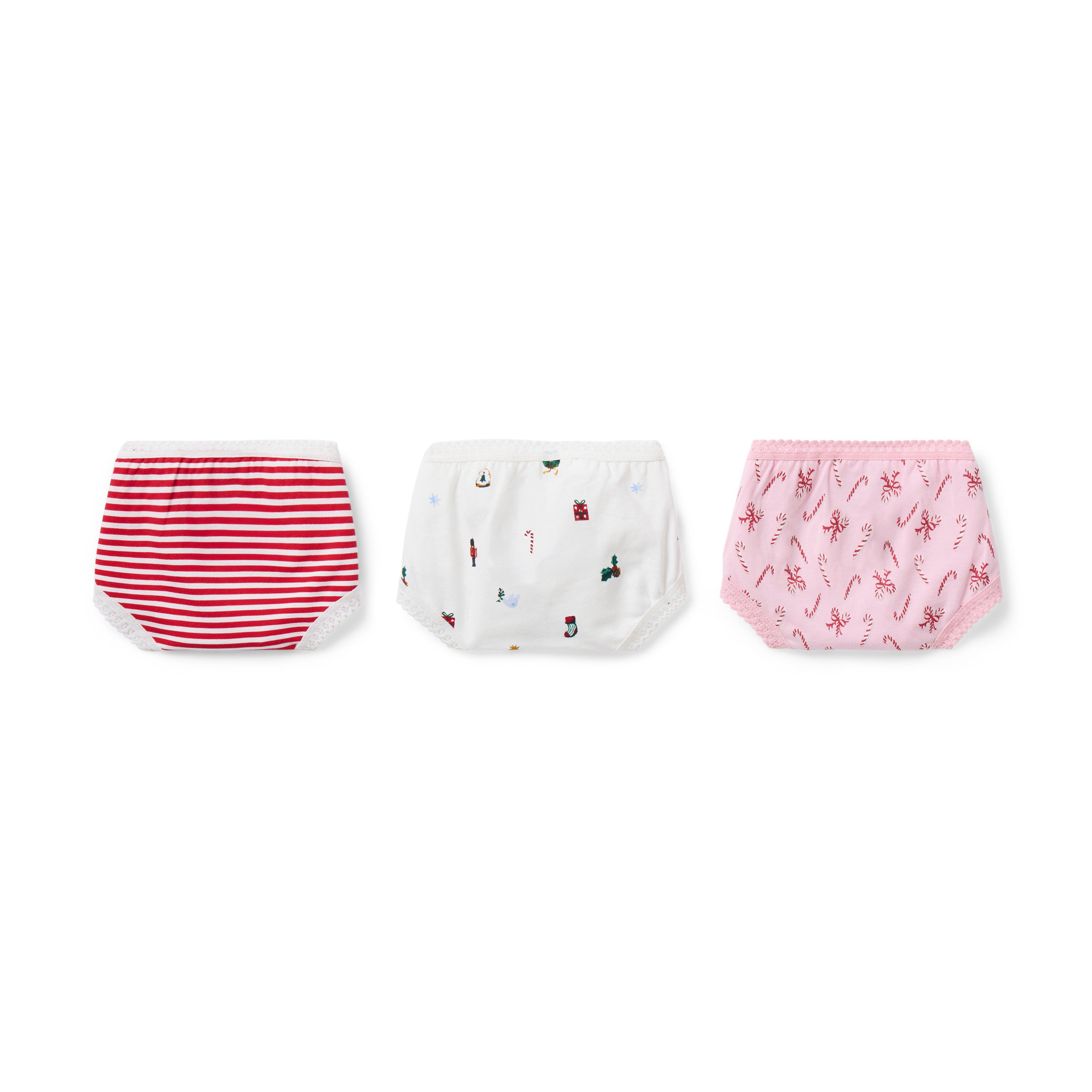 Holiday Underwear Set Girls 3-Pack image number 1