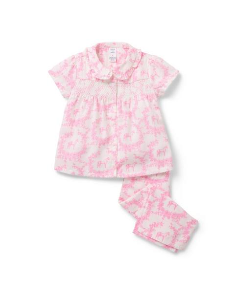 Classic Pajama In Horse Toile