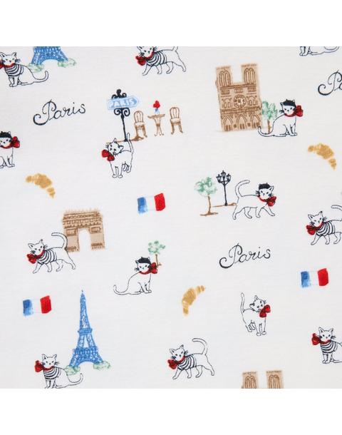 Organic Cotton Paris Cat Pajama