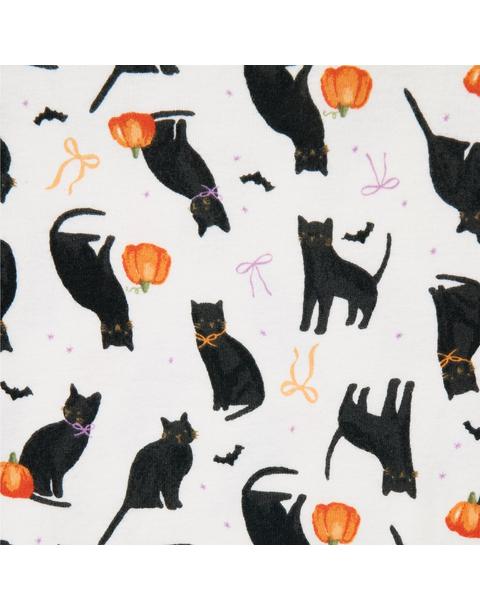 Organic Cotton Halloween Cat Pajama