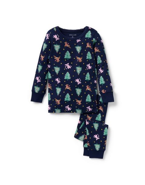 Organic Cotton Holiday Forest Pajama