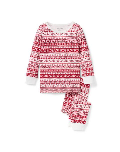 Organic Cotton Holiday Fair Isle Pajama