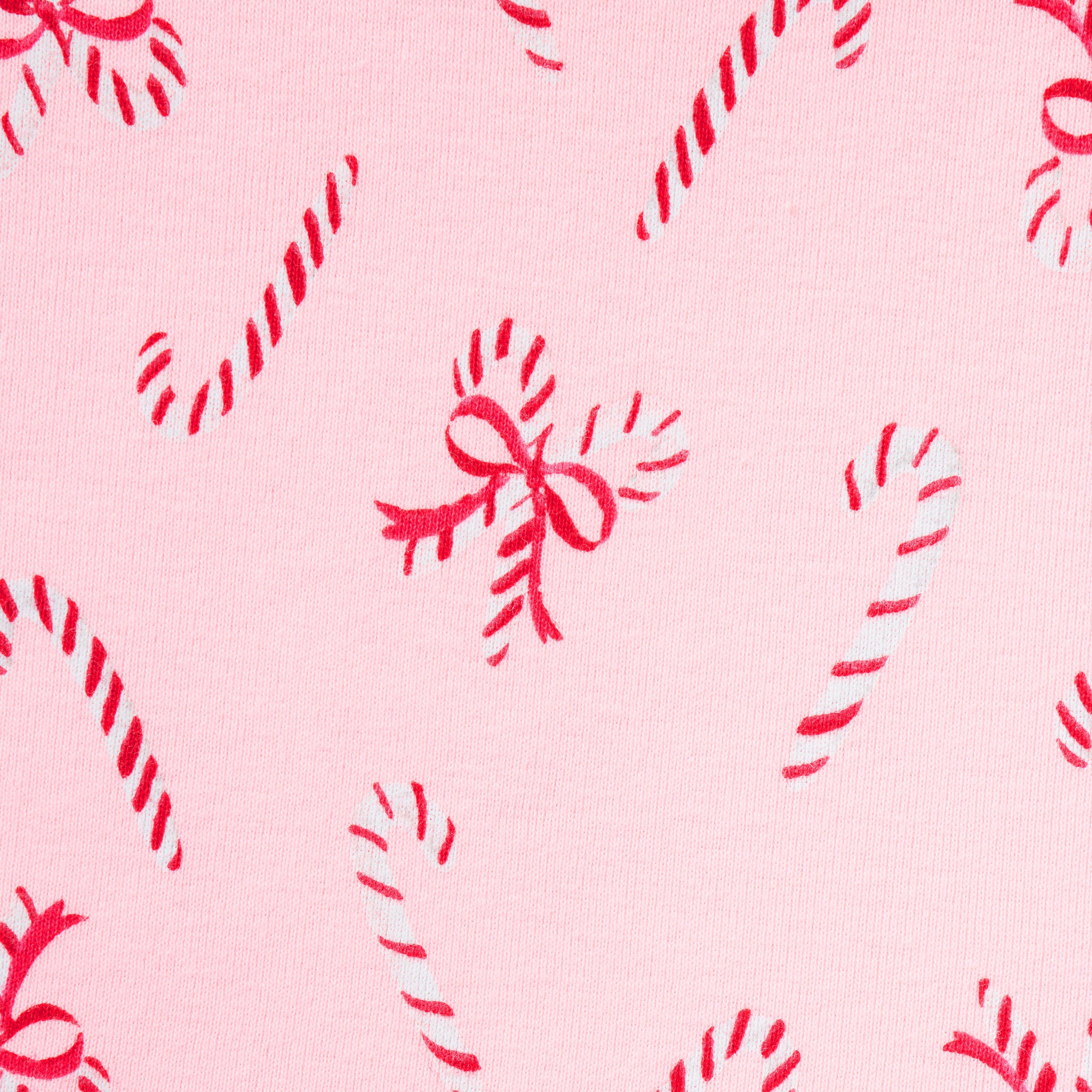 Organic Cotton Candy Cane Pajama image number 1