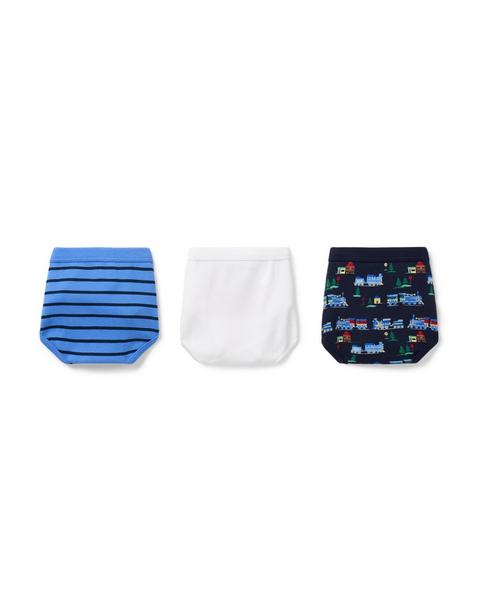 Holiday Train Underwear Set Boys 3-Pack