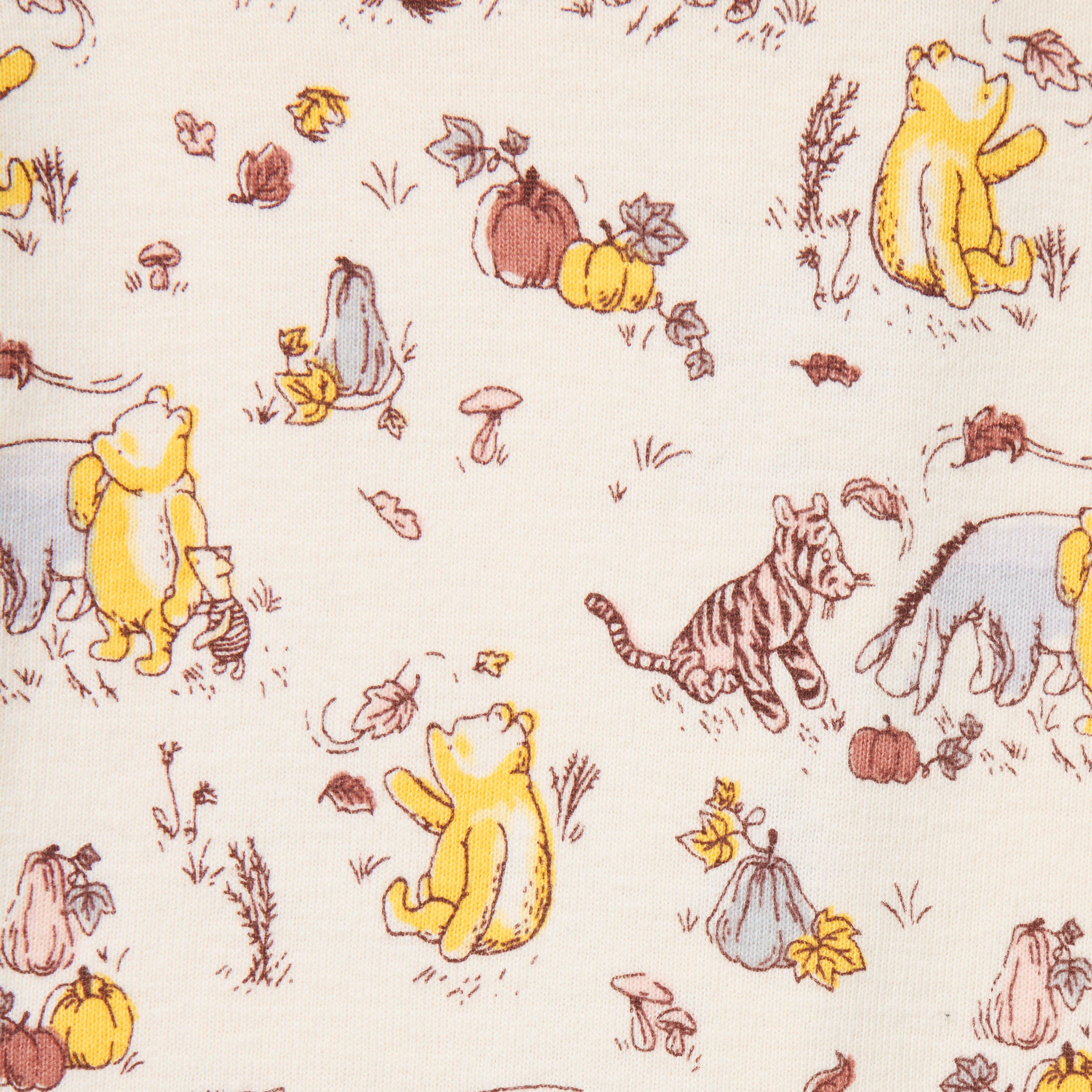 Baby Organic Cotton Disney Winnie The Pooh Footed Pajama image number 1