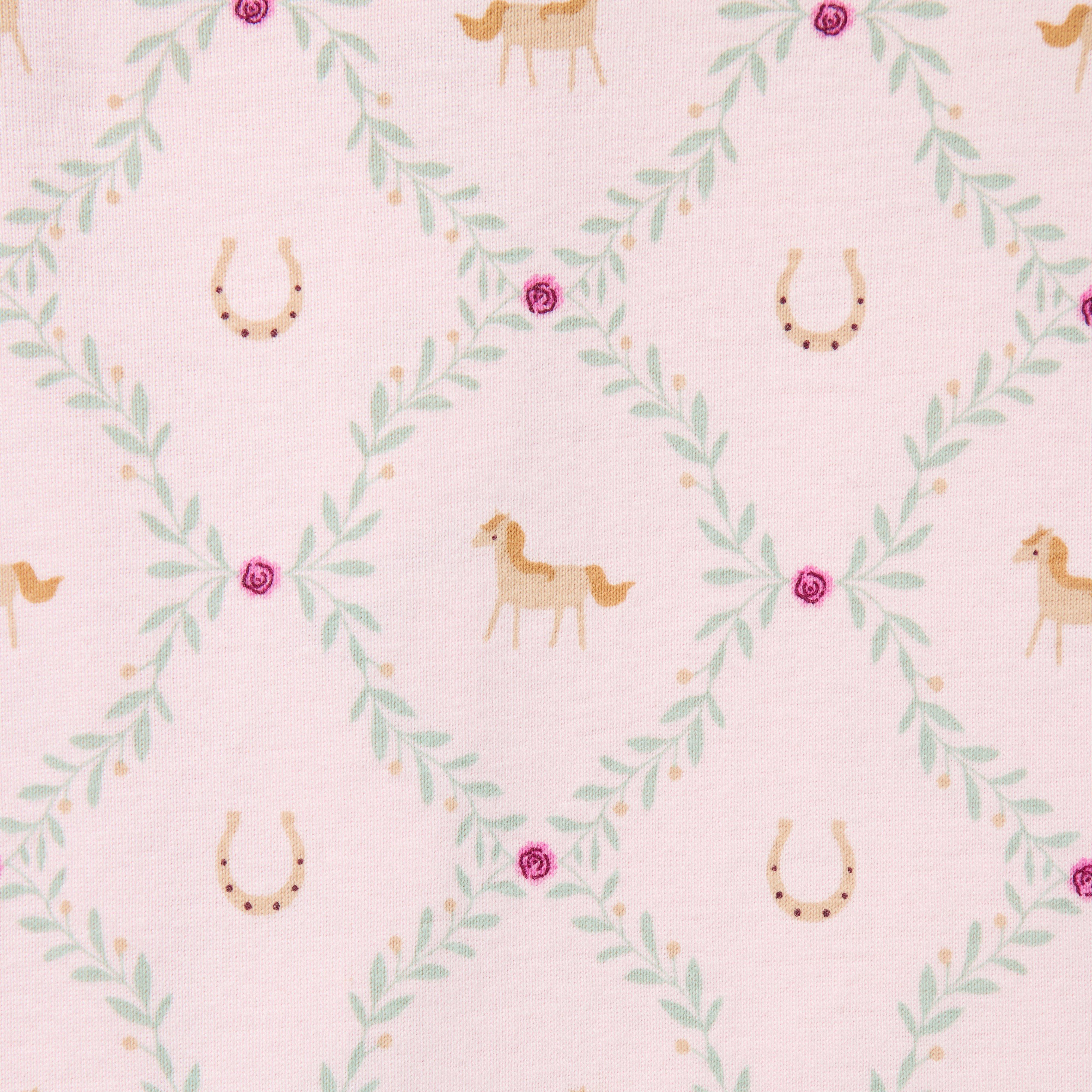 Baby Organic Cotton Horse Footed Pajama image number 1