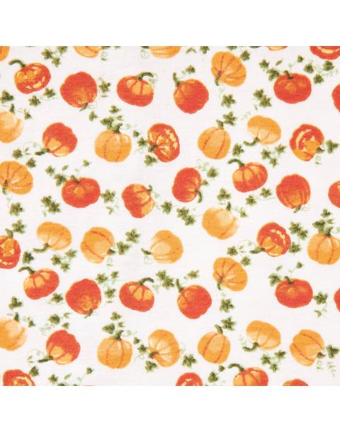 Baby Organic Cotton Pumpkin Footed Pajama
