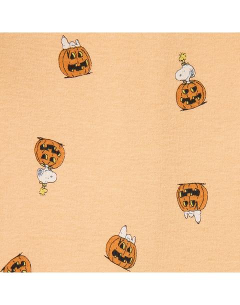 Baby Organic Cotton PEANUTS™ Pumpkin Footed Pajama