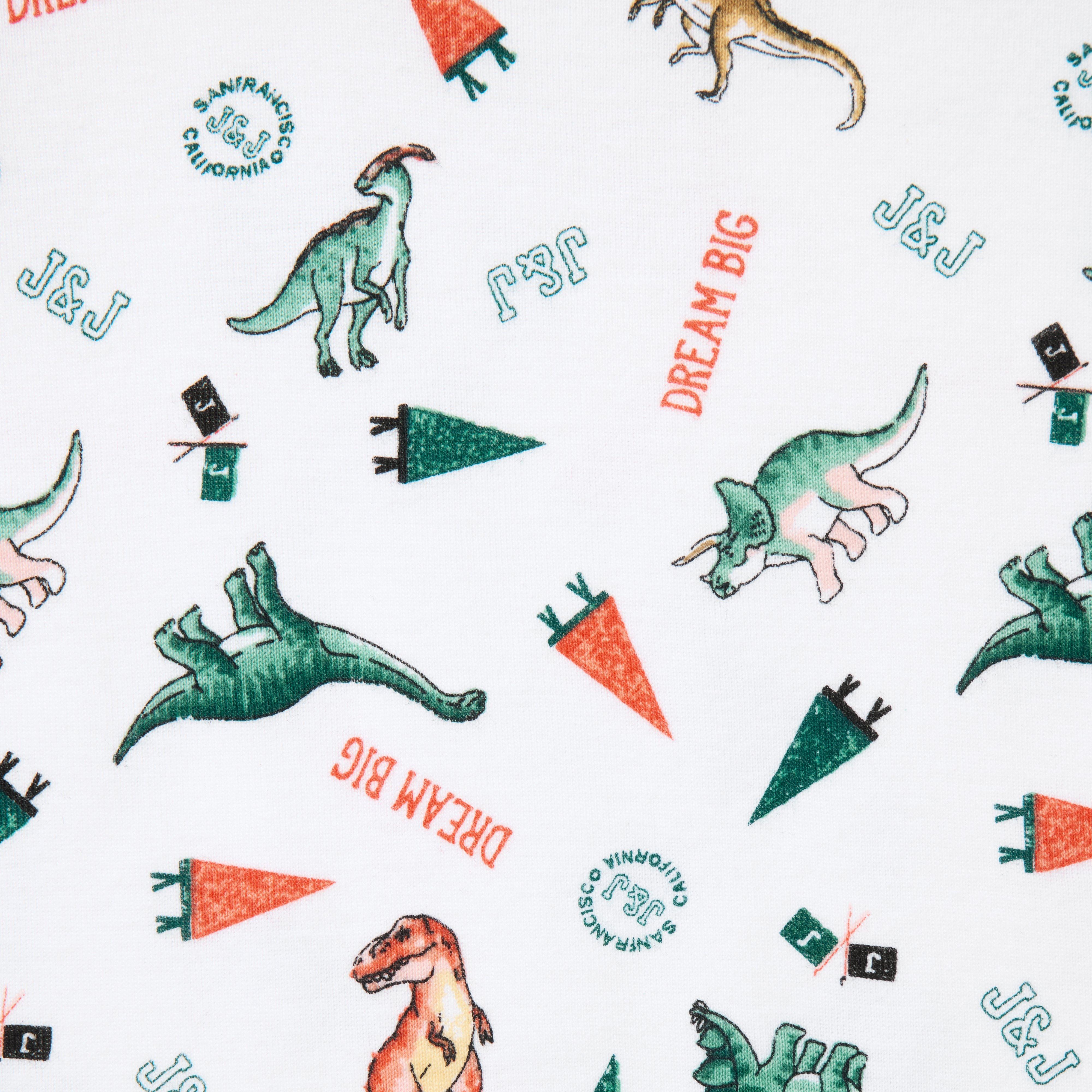 Organic Cotton Dinosaur Friends Pajama image number 1
