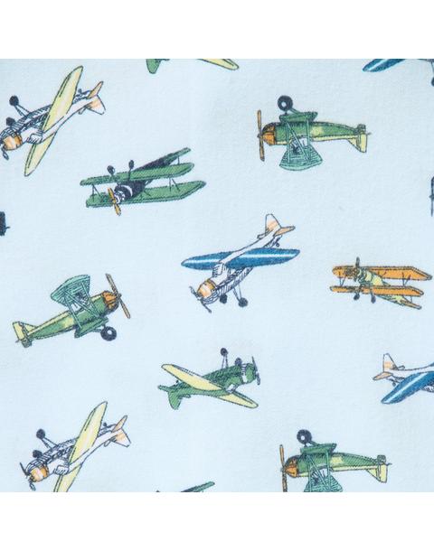 Classic Short Pajama In Airplane