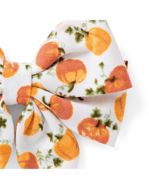 Pumpkin Bow Barrette