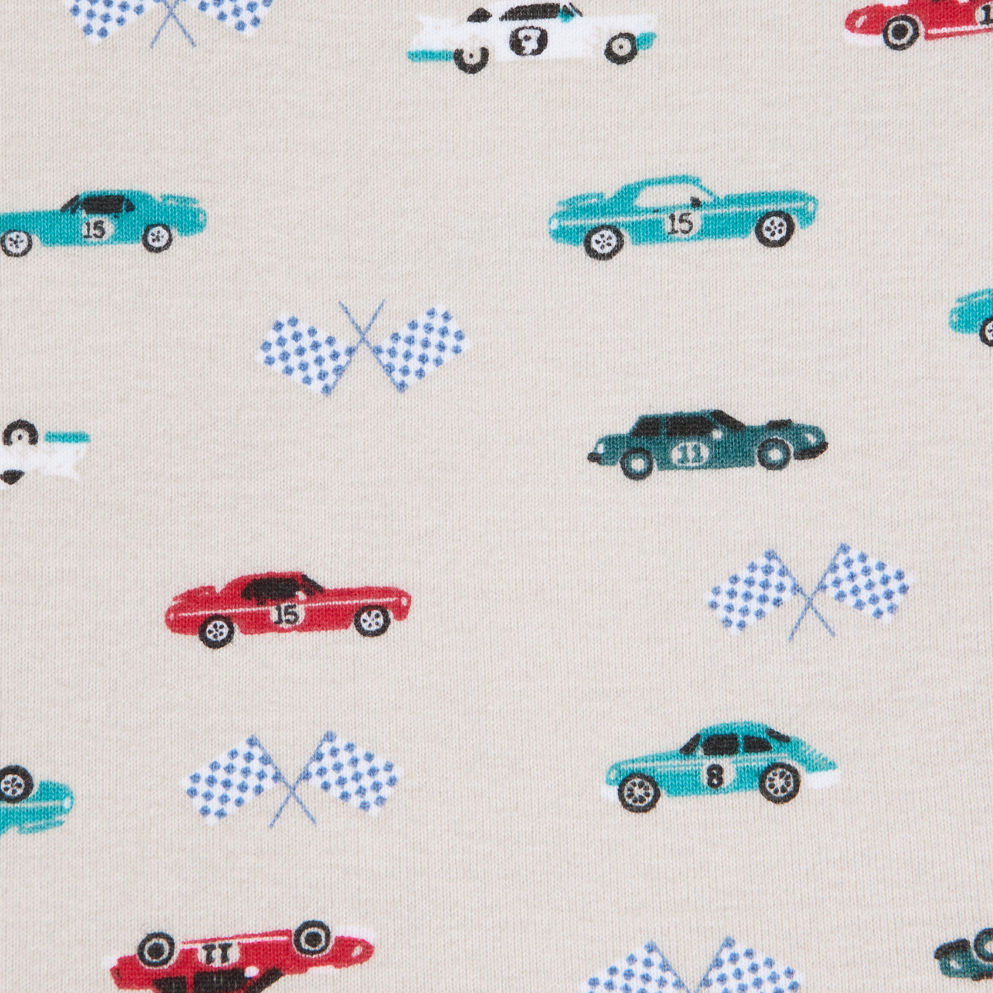 Organic Cotton Racecar Pajama image number 1