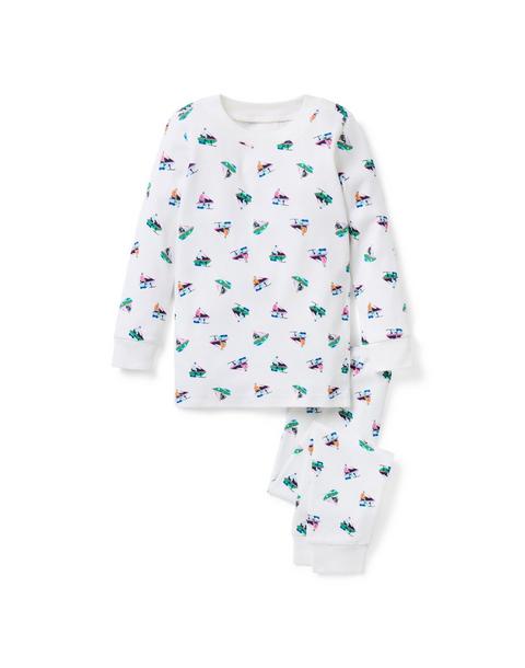 Organic Cotton Snowmobile Pajama