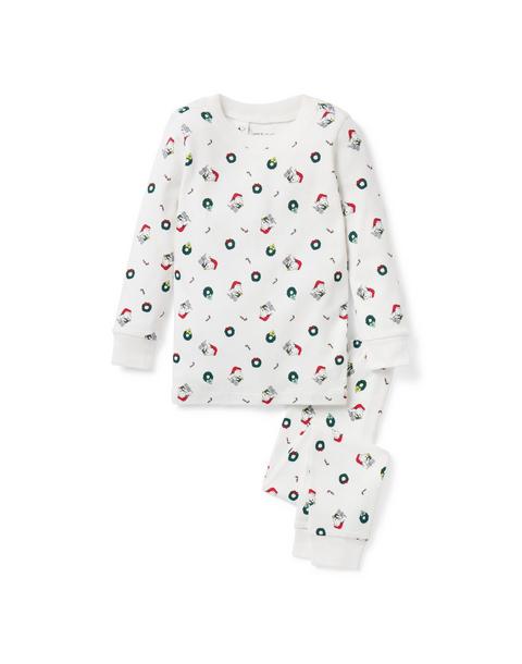 Organic Cotton PEANUTS™ Snoopy Holiday Pajama