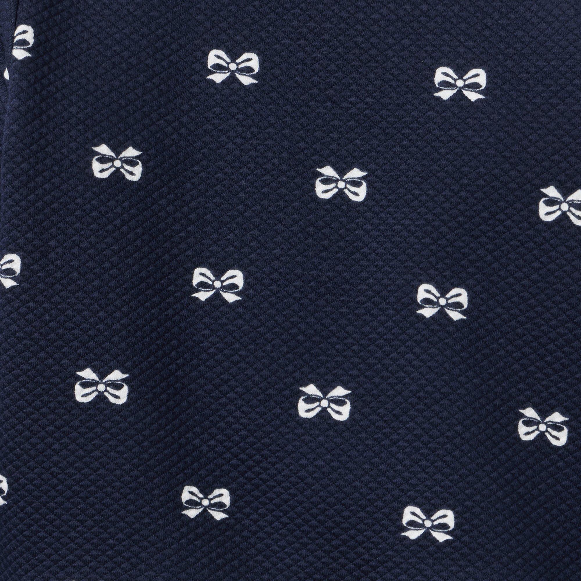 Quilted Bow Sweatshirt image number 1