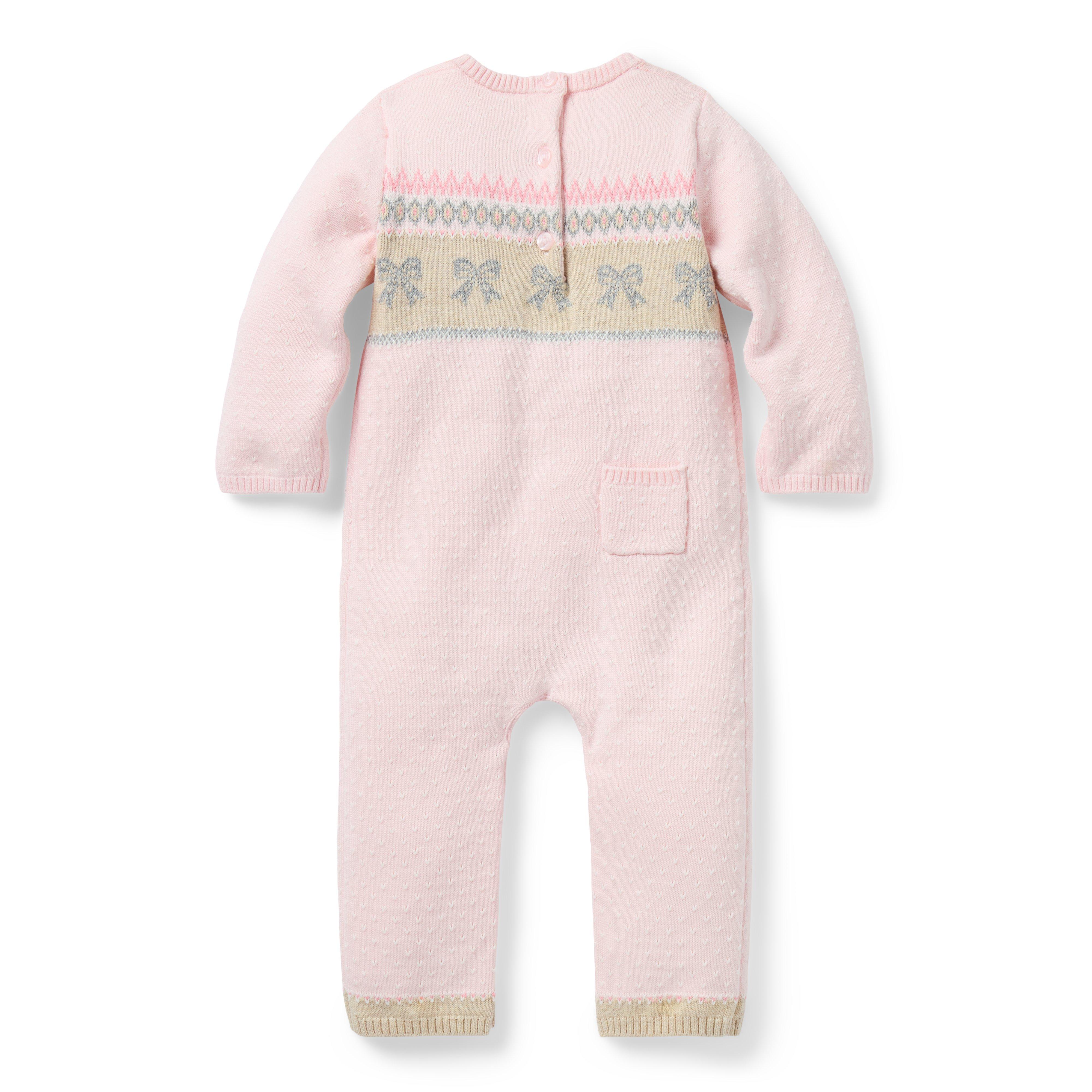 Baby Swan Fair Isle One-Piece image number 2