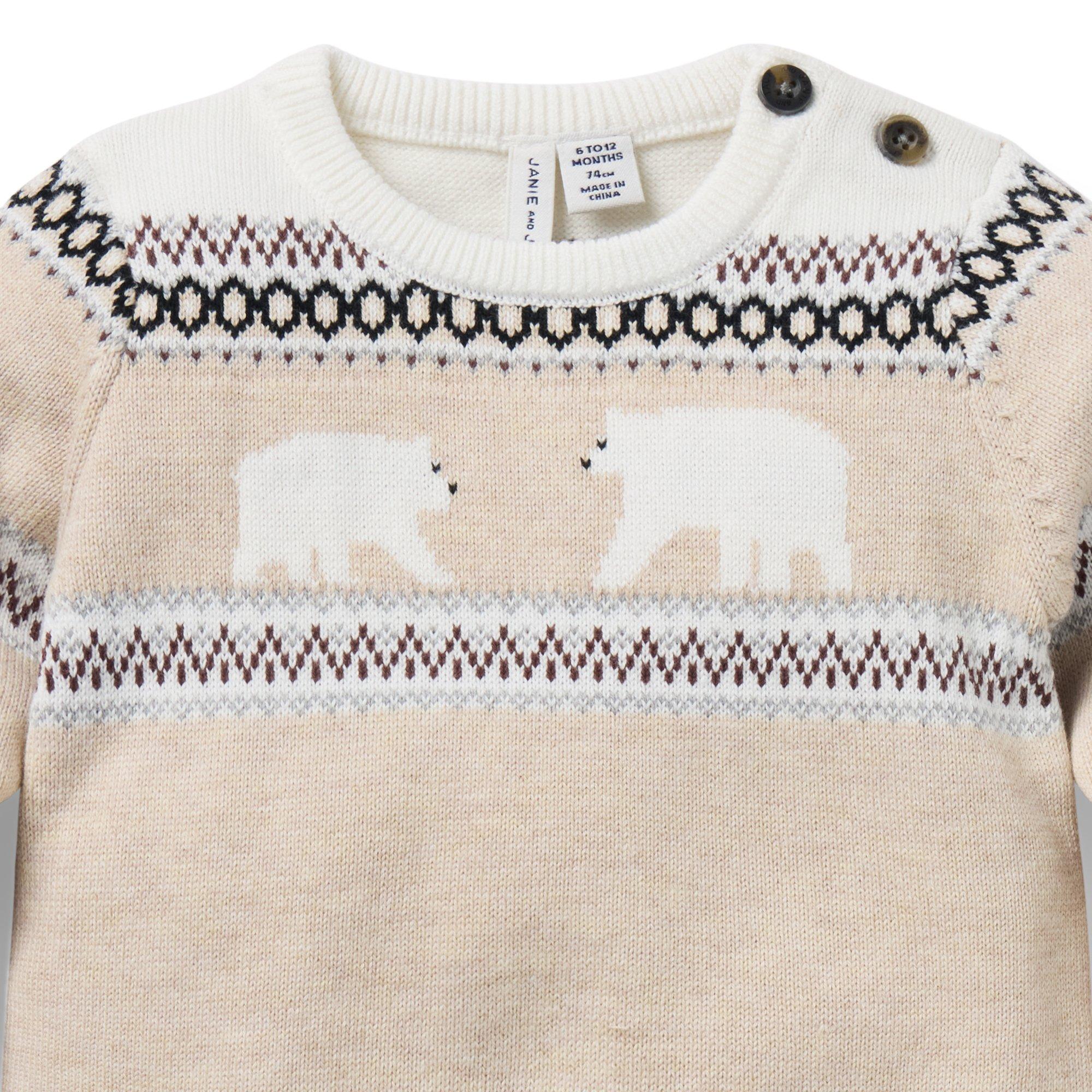Baby Bear Fair Isle Sweater image number 1