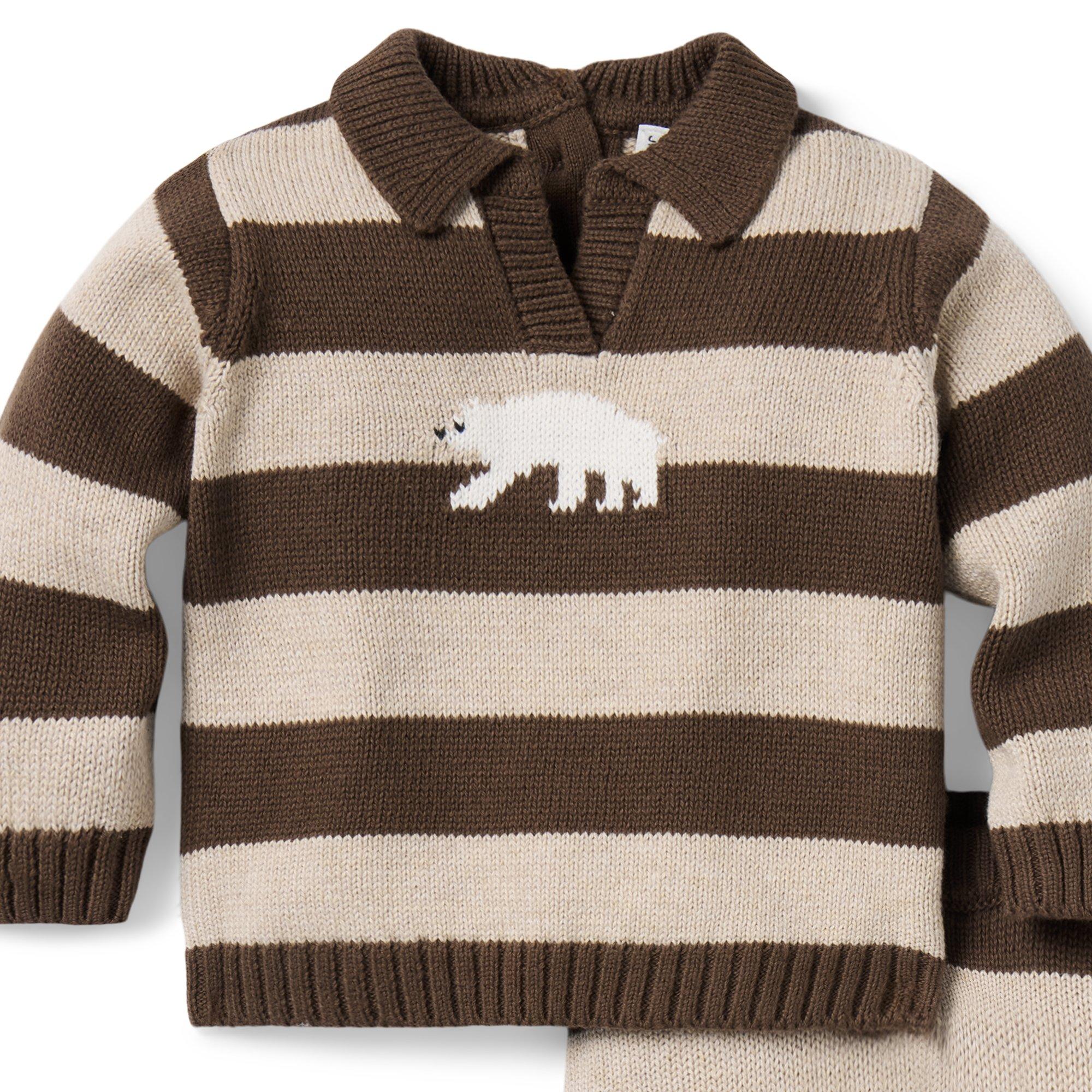 Baby Bear Striped Matching Set image number 1