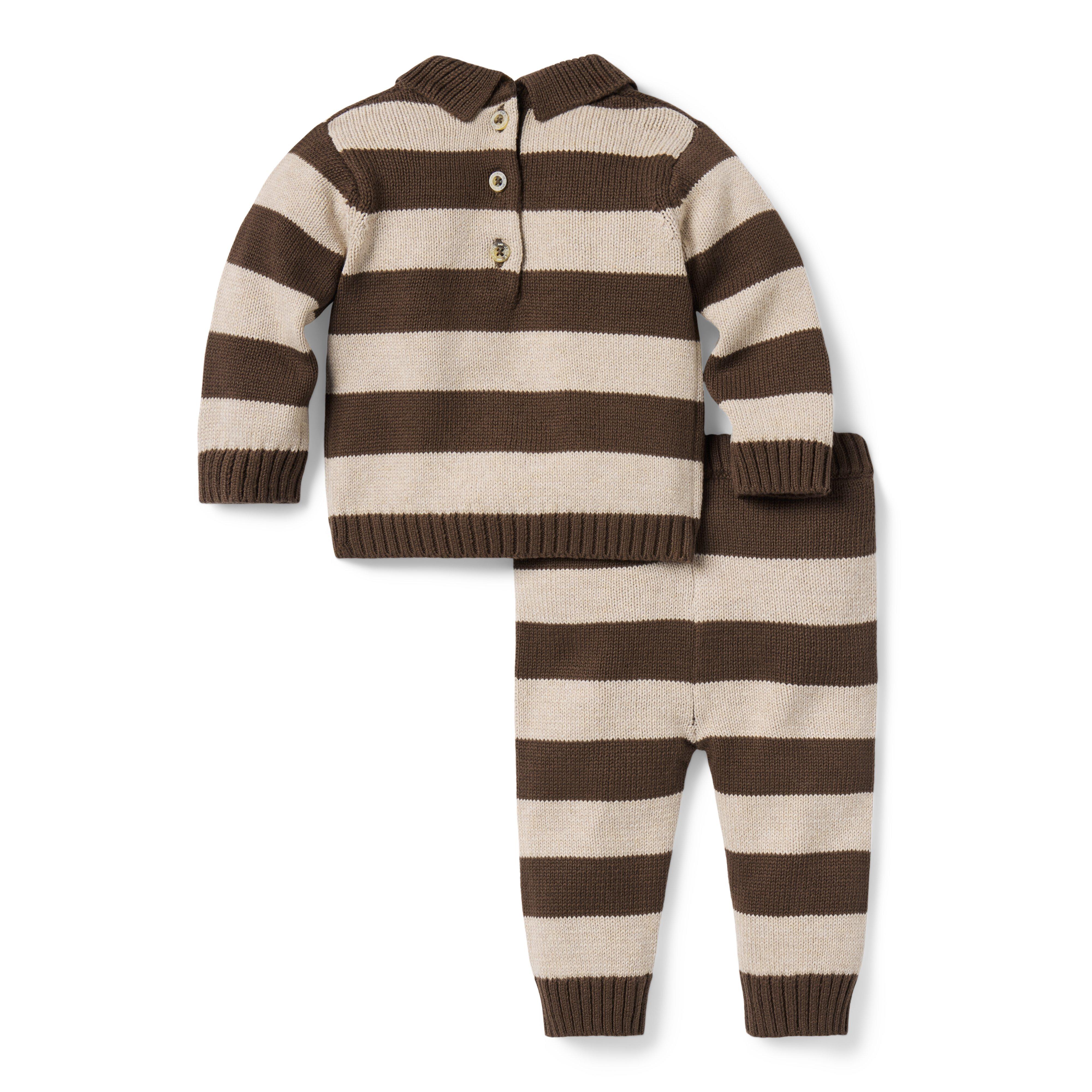 Baby Bear Striped Matching Set image number 2