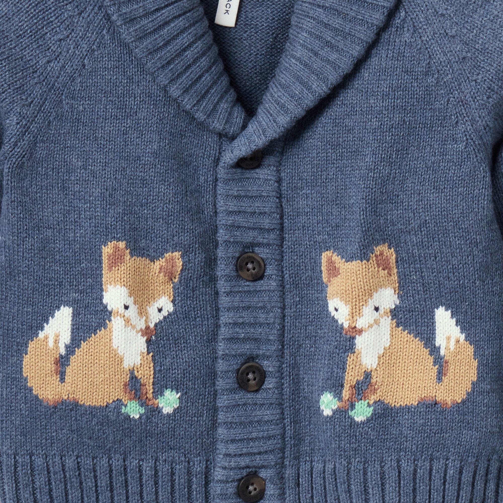 The Fox Baby Cardigan image number 1