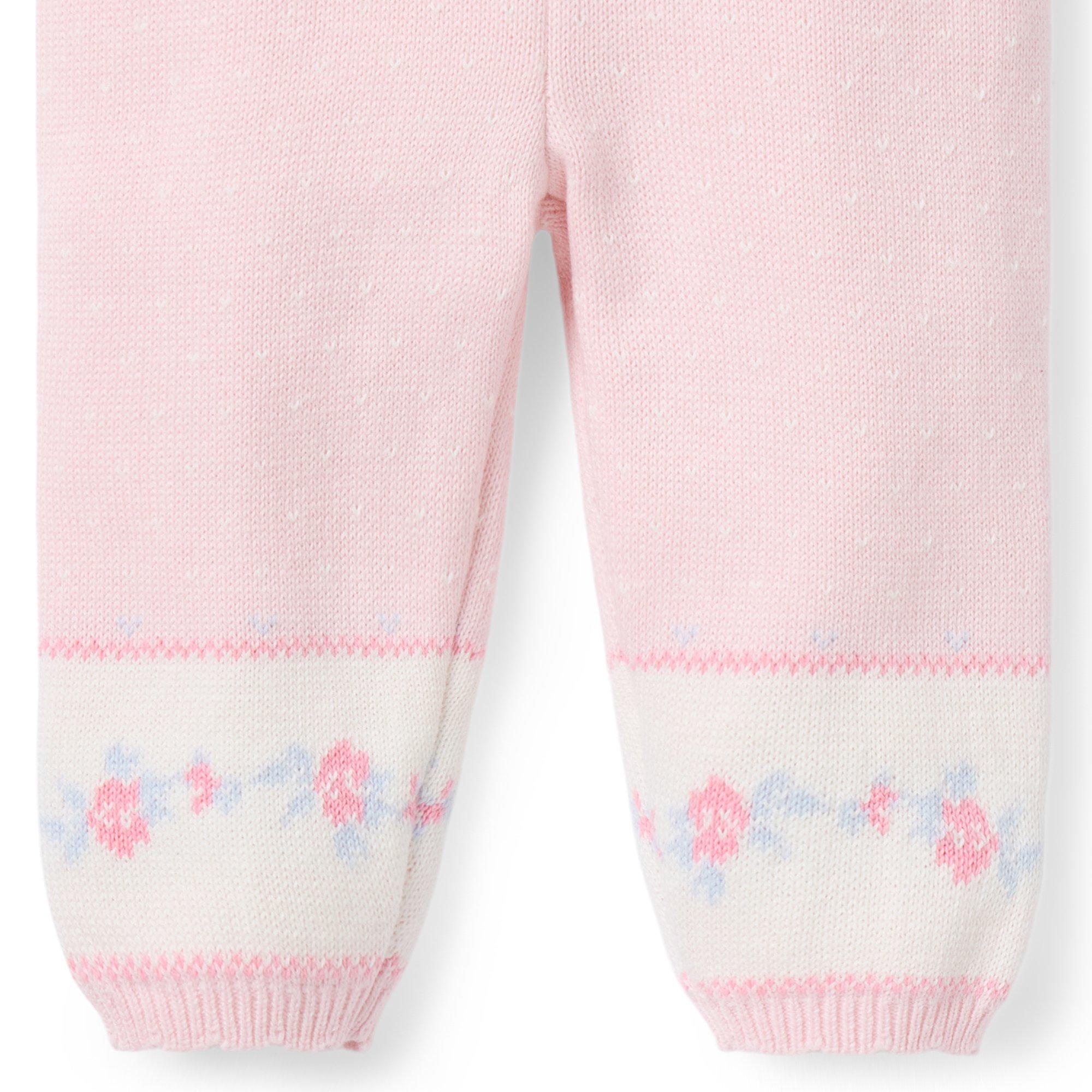 Baby Floral Fair Isle Sweater Pant image number 1