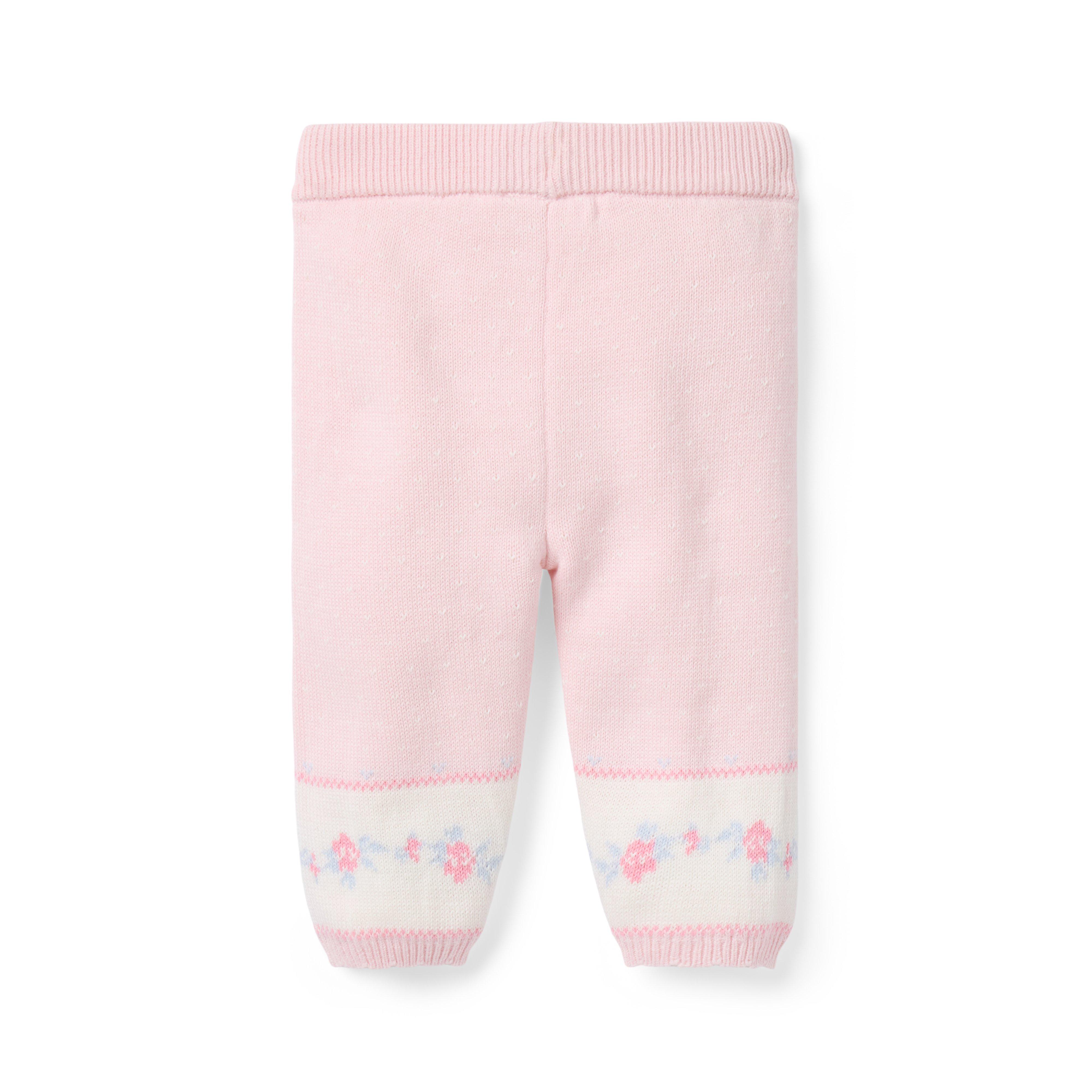 Baby Floral Fair Isle Sweater Pant image number 2