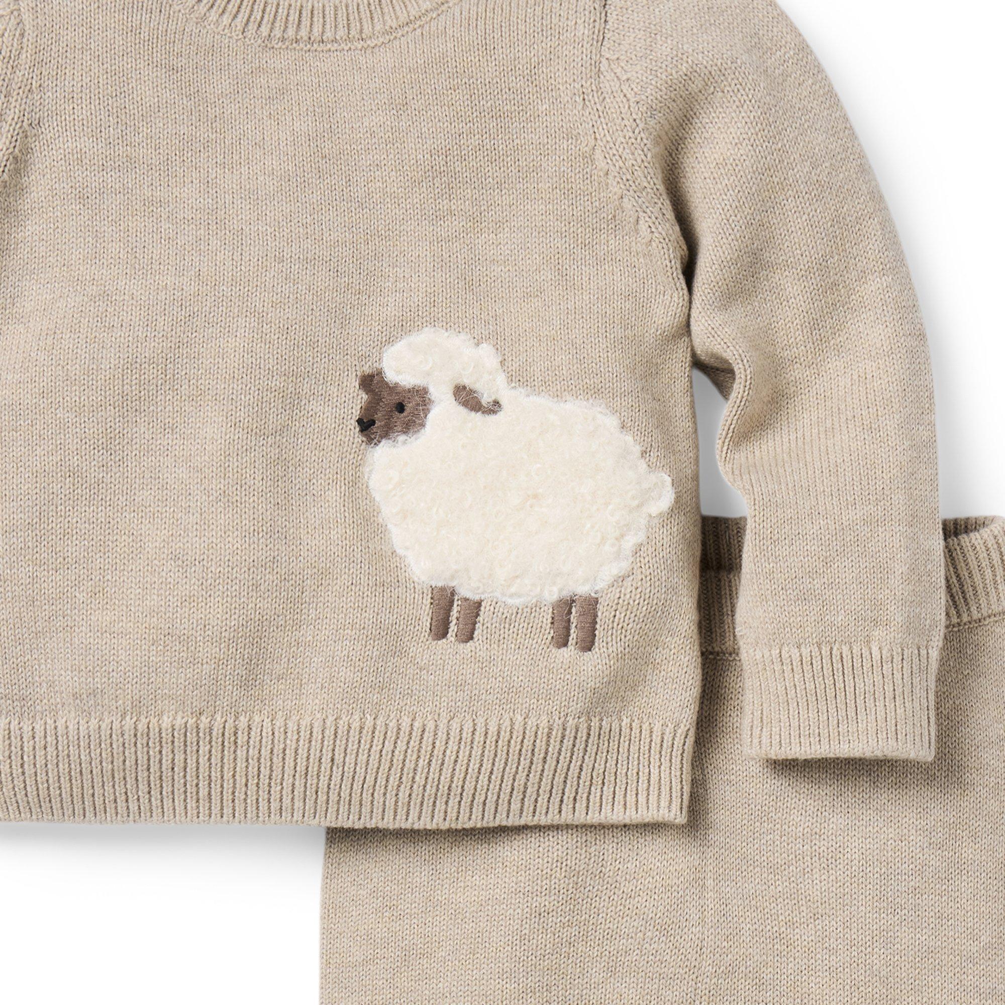 Baby Sheep Matching Sweater Set image number 2
