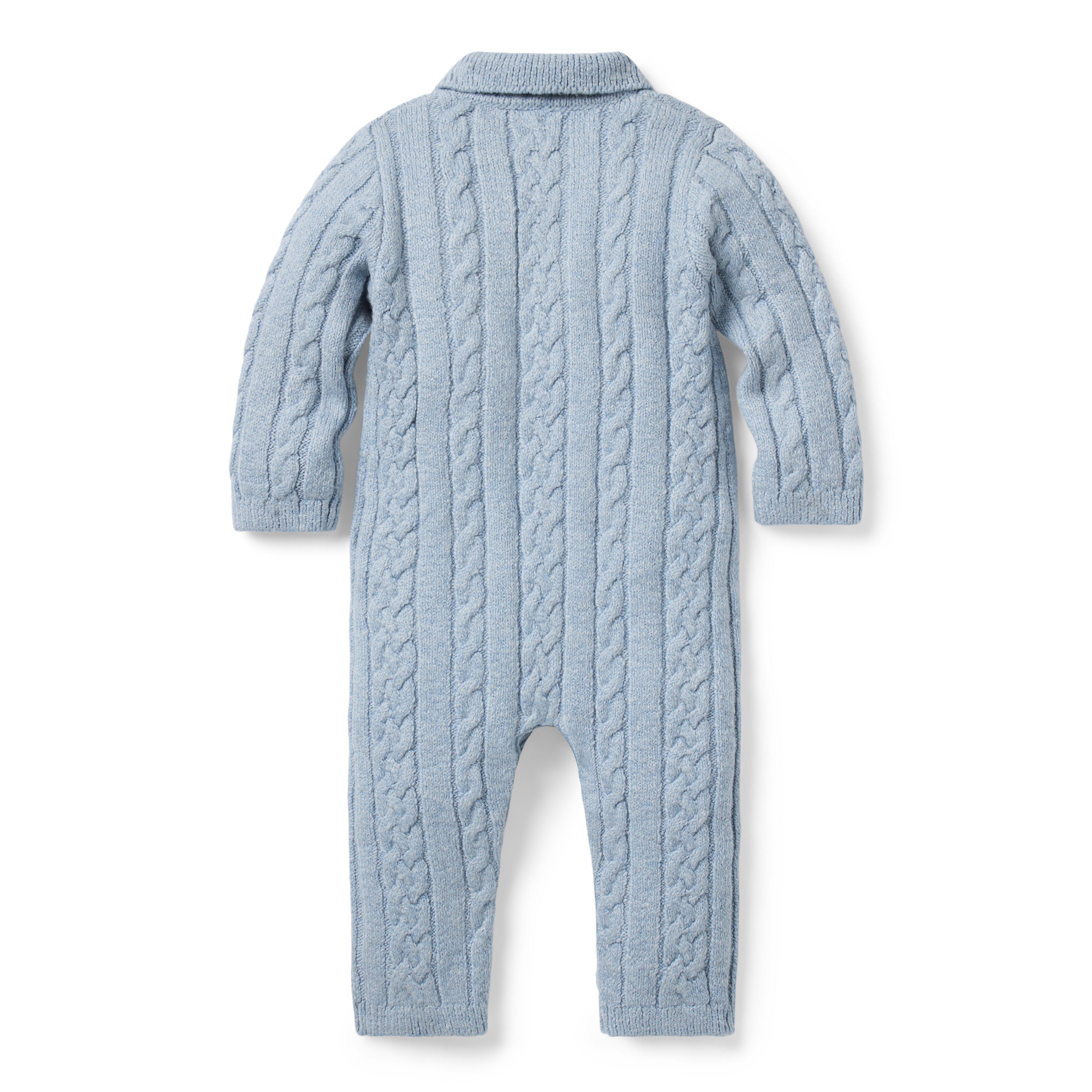 Baby Cable Knit Fair Isle One-Piece image number 1