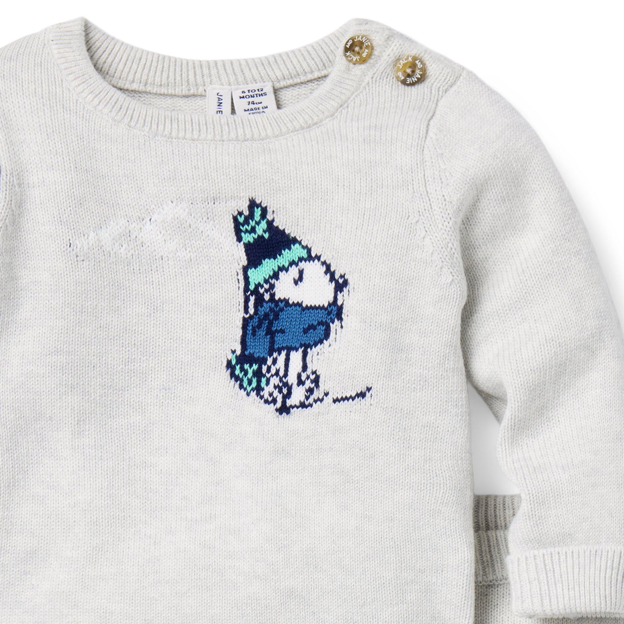 PEANUTS&trade; Cozy Matching Baby Sweater Set image number 2
