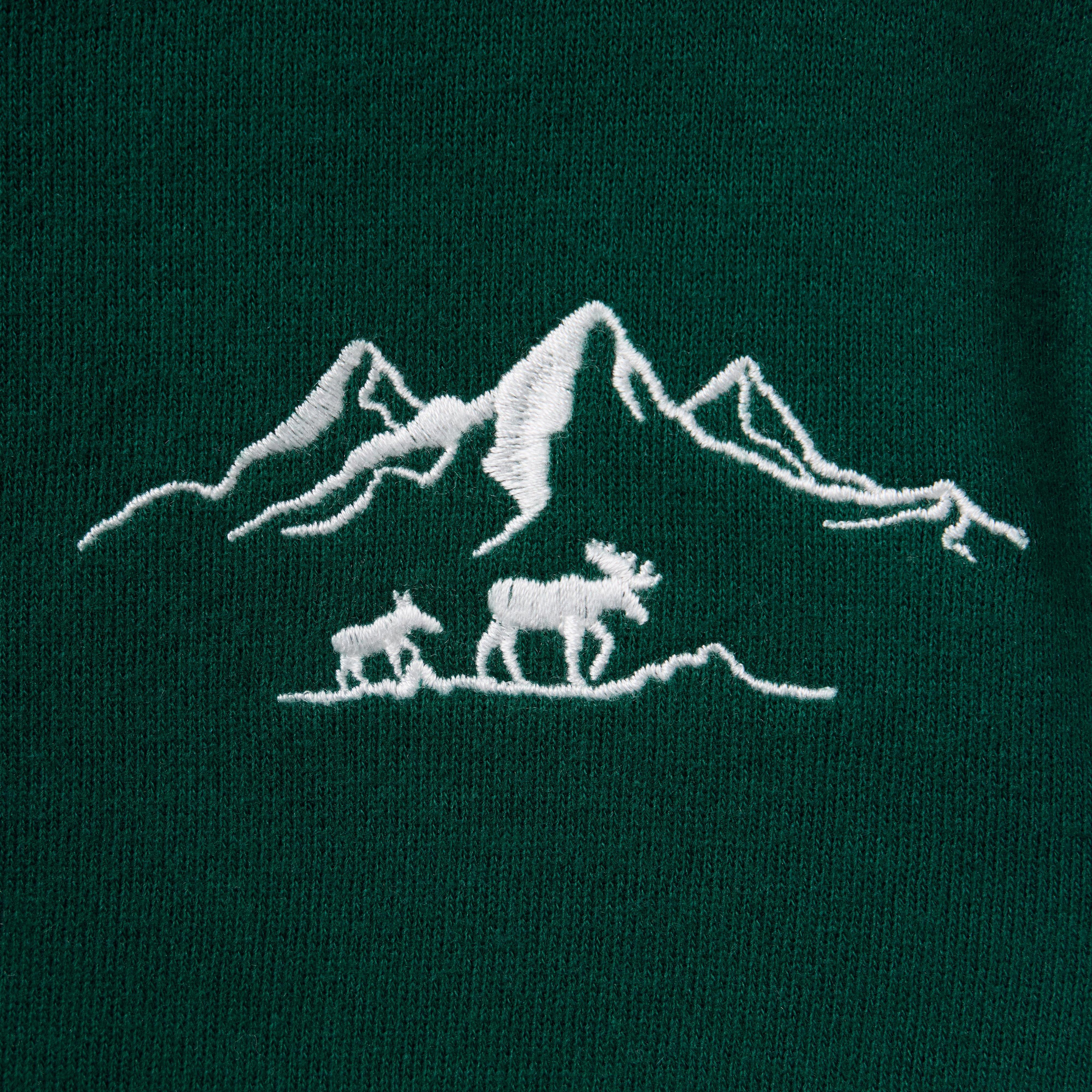 Embroidered Mountain Fleece Sweatshirt image number 1