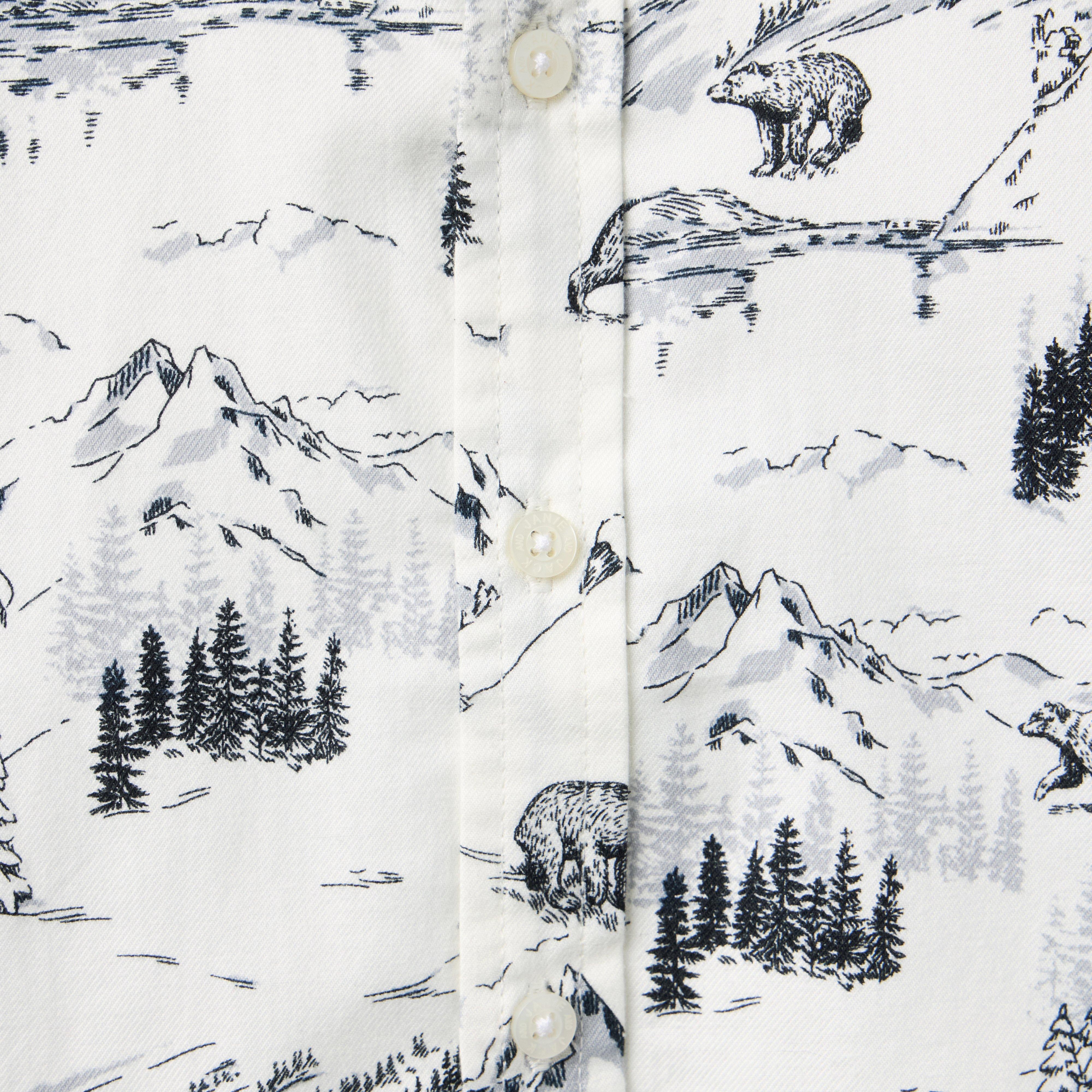 Bear Mountain Toile Flannel Shirt image number 1