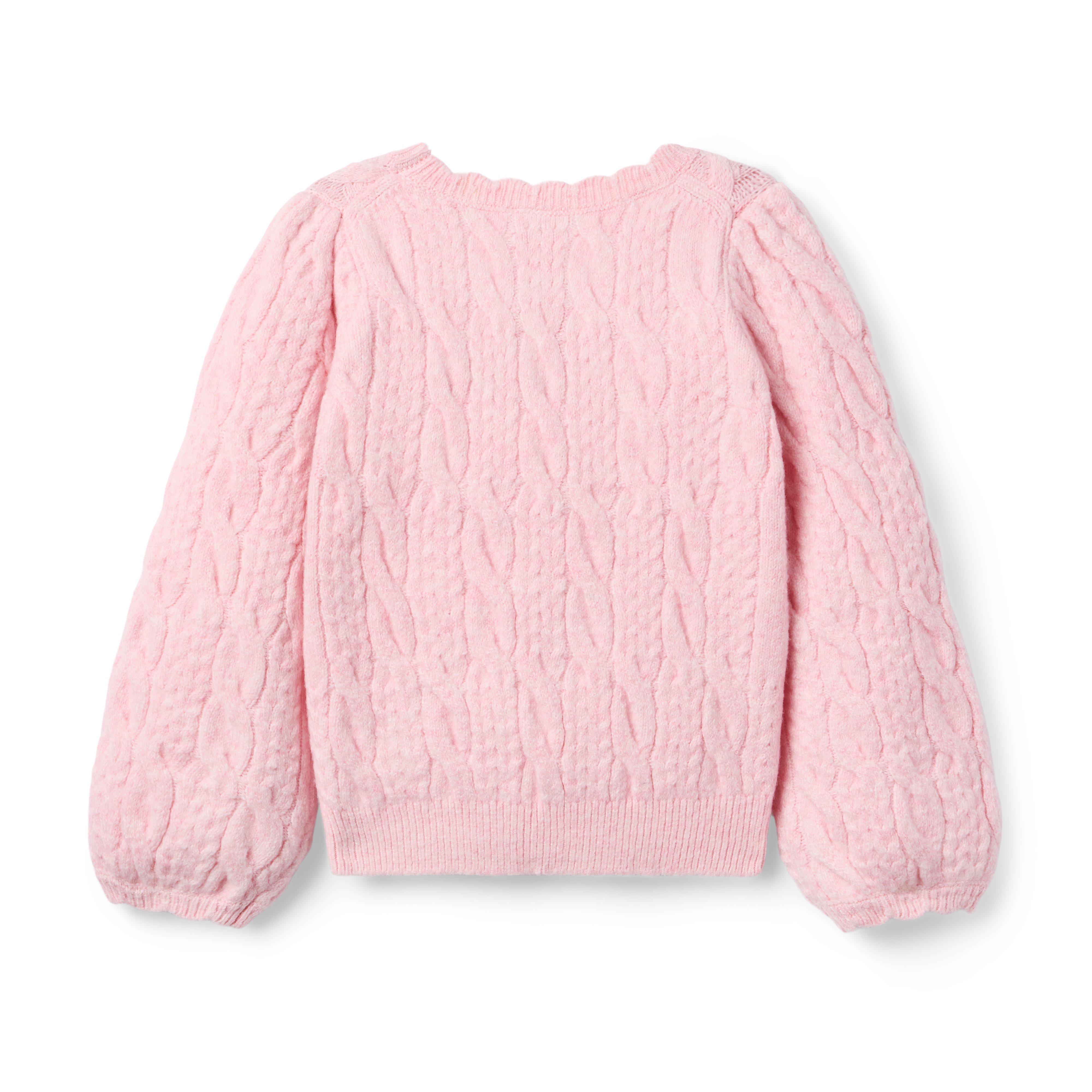 The Scalloped Cable Knit Sweater image number 1