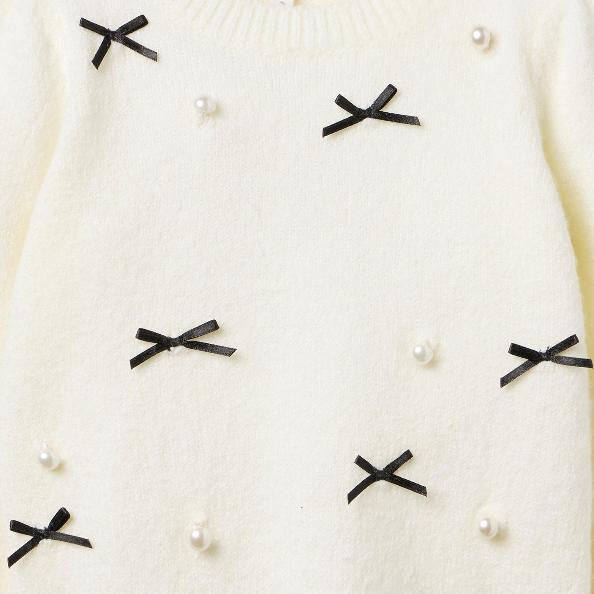 The Pearl Bow Sweater image number 1